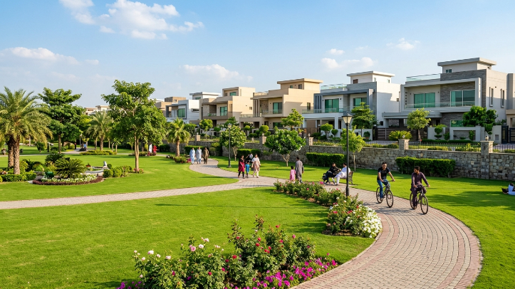 Community park in Bahria Town Lahore